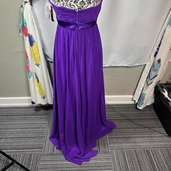 Xcite Extreme strapless fit n flare empire waist rhinestone evening dress. Sz 6 - Picture 5 of 11